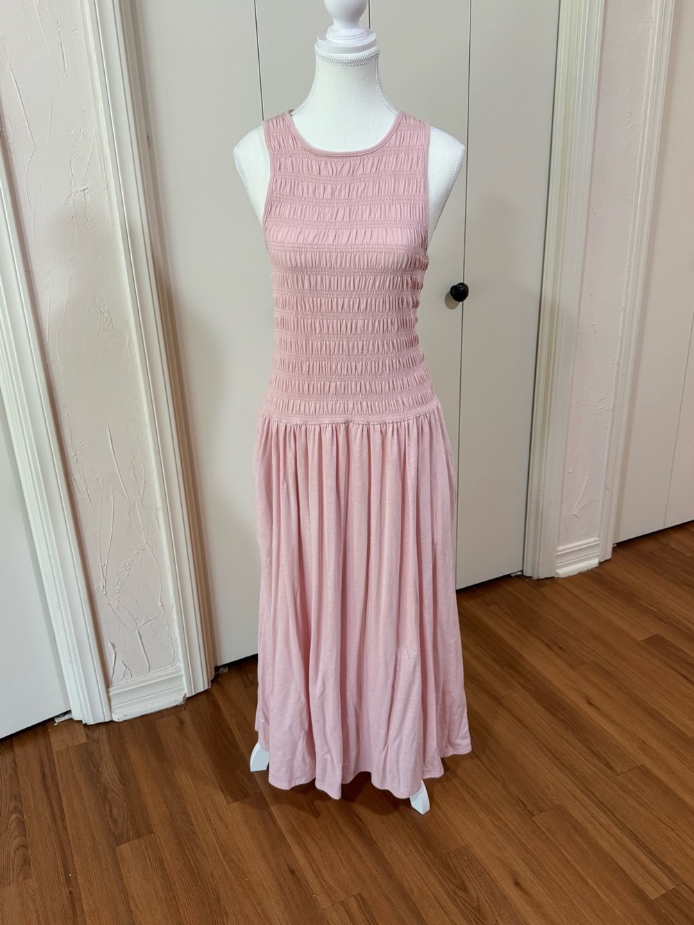 Universal Thread Dusty Pink Smocked Maxi Dress